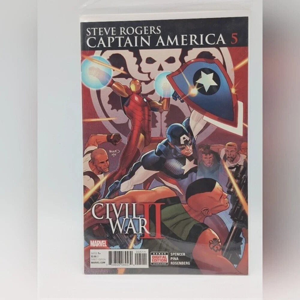 Captain America Steve Rogers Set Of 10 Comic Book Collection